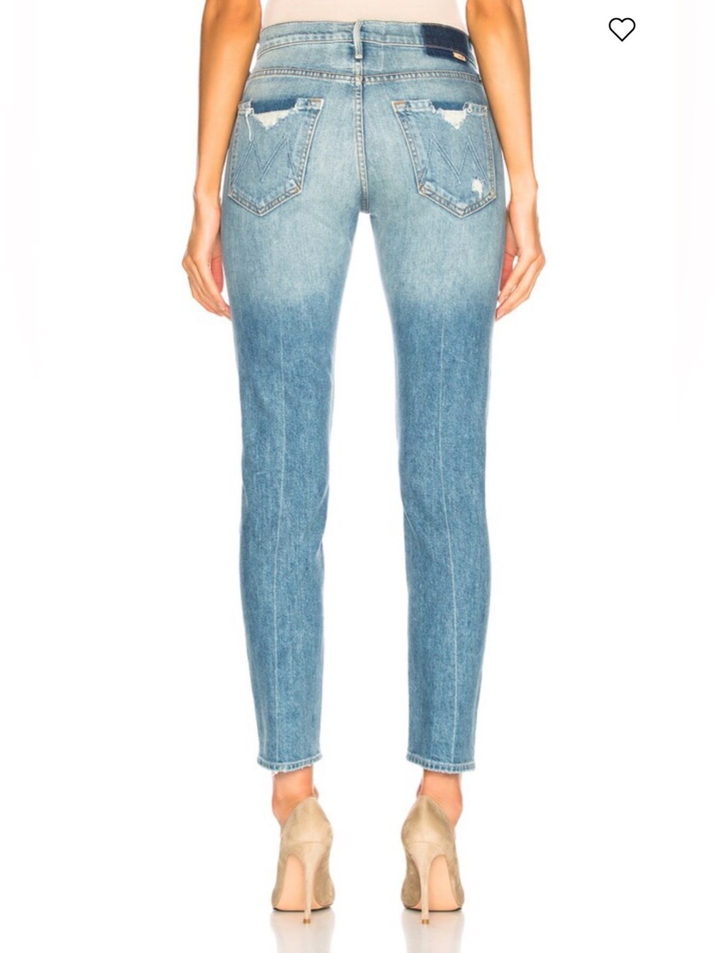 MOTHER Superior Jeans - Size 26 - The Stinger Flood - Colour High As The Heavens